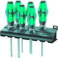 Набор отверток Wera, Kraftform Plus Lasertip с подставкой, 6 предметов, WE-105622