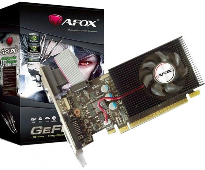 Видеокарта Afox GT220 1GB GDDR3 128bit DVI HDMI 1FAN LP RTL AF220-1024D3L2