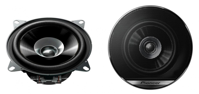 Колонки автомобильные Pioneer TS-G1010F,  10 см (4 дюйм.),  комплект 2 шт.