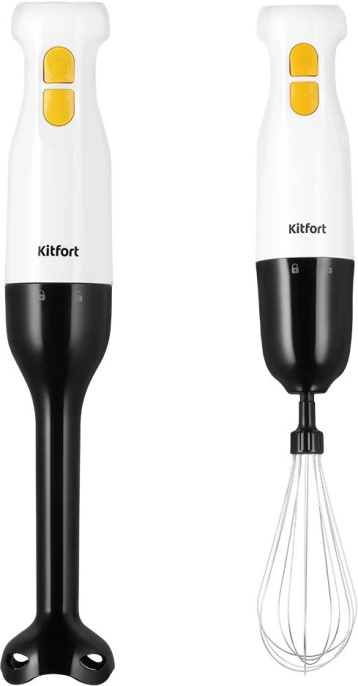 Блендер KitFort КТ-3511,  погружной,  белый/черный