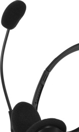 Гарнитура Defender Aura 102,  для компьютера, накладные,  проводные, черный [63102]