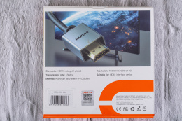 Кабель CABLETIME CH22L (CT-AV566-PHE2G-B2) 2 м, HDMI2.0 AM/AM, 4k/60 Гц, позолоченный, черная ПВХ-оболочка