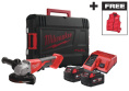 Промо-набор Milwaukee M18 BLSAG125XPDMC-402X (4933499460) (включает: аккумуляторная УШМ M18 BLSAG125XPD-402X, 2 аккумулятора M12 B2, зарядное устройство С12С, пуховый жилет Milwaukee)