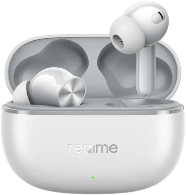 Наушники REALME Buds T200 Lite, Bluetooth, внутриканальные, серый [6941764454507]