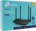 Wi-Fi роутер TP-LINK ARCHER C6,  Wi-Fi 5,  AC1200,  2.4/5ГГц, 4 LAN,  черный