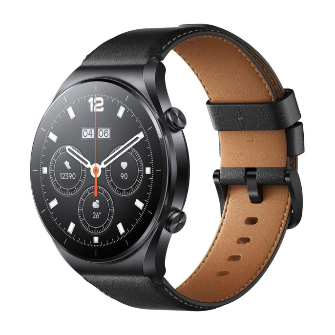 Ремешок Xiaomi Watch S1 Strap Leather Black BHR5732GL