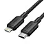 Кабель Vention USB 2.0 CM/Lightning 8M для iPad/iPhone 3A - 1м. Черный