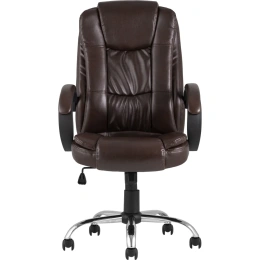 Кресло руководителя Стул Груп TopChairs Atlant, коричневое D-430 brown