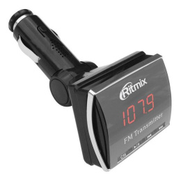 Автомобильный FM-модулятор Ritmix FMT-A750 черный SD/MMC USB PDU 15116162