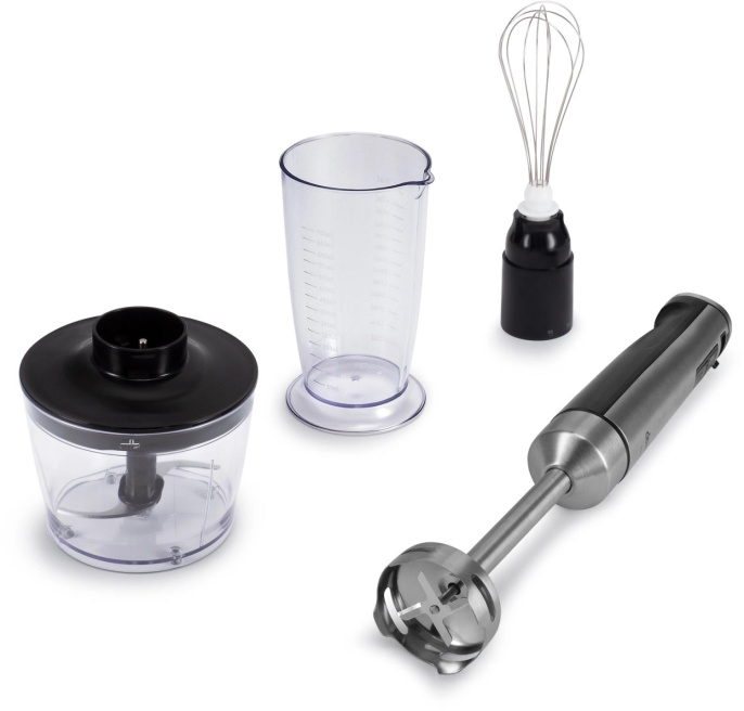 Блендер DOMFY DSM-HB401,  погружной,  серебристый/черный