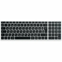 Клавиатура беспроводная Satechi Slim X2 Bluetooth Keyboard - русская раскладка. Цвет: серебристый