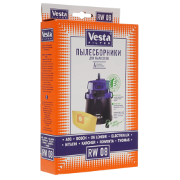 COOLFORT Комплект пылесборников для пылесоса Vesta RW 08 4шт