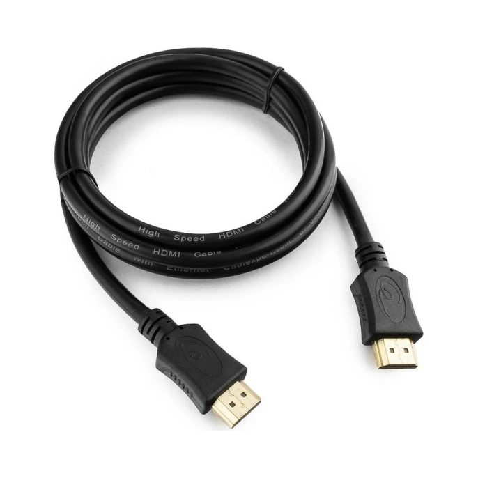 Кабель Cablexpert HDMI 1.8м, v2.0, 19M/19M, серия Light, черный, экран, пакет CC-HDMI4L-6