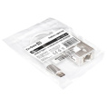Кабель-адаптер ExeGate EXE-725C-45 USB3.0 Type C -- 1xRJ45 UTP 100Mbps/1000Mbps/2.5Gbps, Realtek Chipset RTL8156, корпус алюминиевый, серебристый EX296216RUS