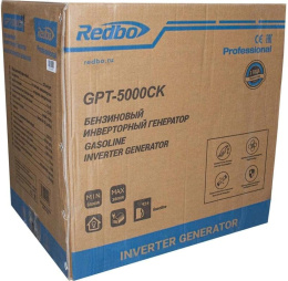 Бензиновый генератор REDBO GPT-5000CK, 220 В, 3.8кВт [39792]