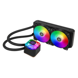 Жидкостная система охлаждения Silverstone SST-IG240P-ARGB 240mm high-performance ARGB AIO liquid cooler with 2x120mm ARGB fan,Compatible with Intel LGA 115X/1366/1200/2011/2066 and AMD sTRX4/TR4/AM4/AM3/AM2/FM2/FM1 sockets 811192 {6} G53IG240PARGB20