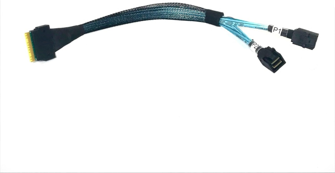 MELLANOX LM3SL011-SD-R Кабель SFF-8654 8i/SFF-8639*2-0.7M