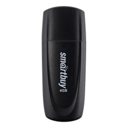 Smartbuy USB Drive 4GB Scout Black SB004GB2SCK