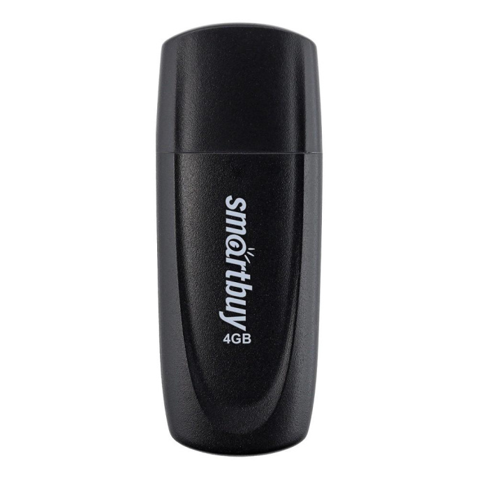 Smartbuy USB Drive 4GB Scout Black SB004GB2SCK
