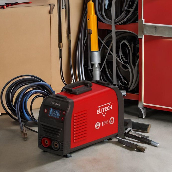 Сварочный аппарат Elitech ИС 200М E1703.017.00 инвертор MMA DC/TIG DC 7кВт 198714