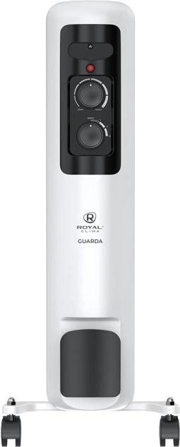 Масляный радиатор Royal Clima Guarda ROR-GU7-1500M, с терморегулятором, 1500Вт, 6 секций, 3 режима, белый
