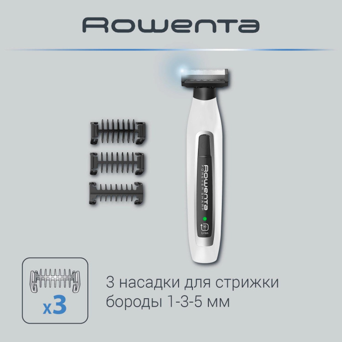 Триммер Rowenta Forever Sharp TN6010F5 черный/белый [1830007978]