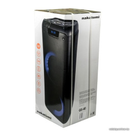 Акустическая портативная колонка Nakatomi GS-40 - 50W, Караоке с беспр. микр., BTFMUSBSDLEDДУ