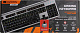 Клавиатура проводная механическая Canyon Interceptor GK-8 CND-SKB8-RU, Red Switch, USB, подсветка, Черный/Серый
