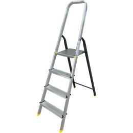 Комбинированная усиленная стремянка Алюмет 4 ступени Серия АМS7804