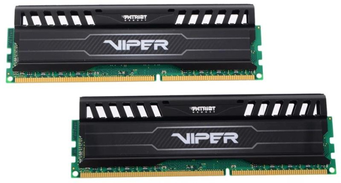 Оперативная память Patriot Viper 3 PV316G160C0K DDR3 - 2x 8ГБ 1600МГц, DIMM, Ret