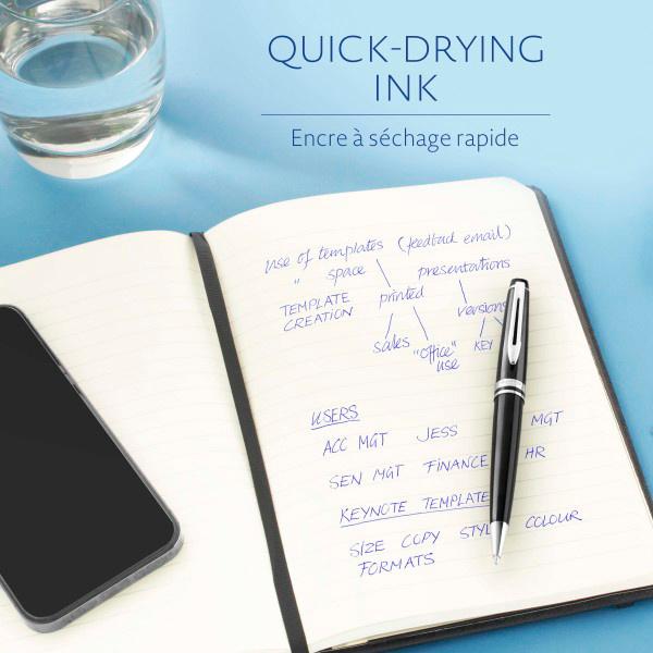 Стержень шариковый Waterman Standard Maxima тонкий (F) 0.8мм цвет чернил: синий, блистер [1964016]