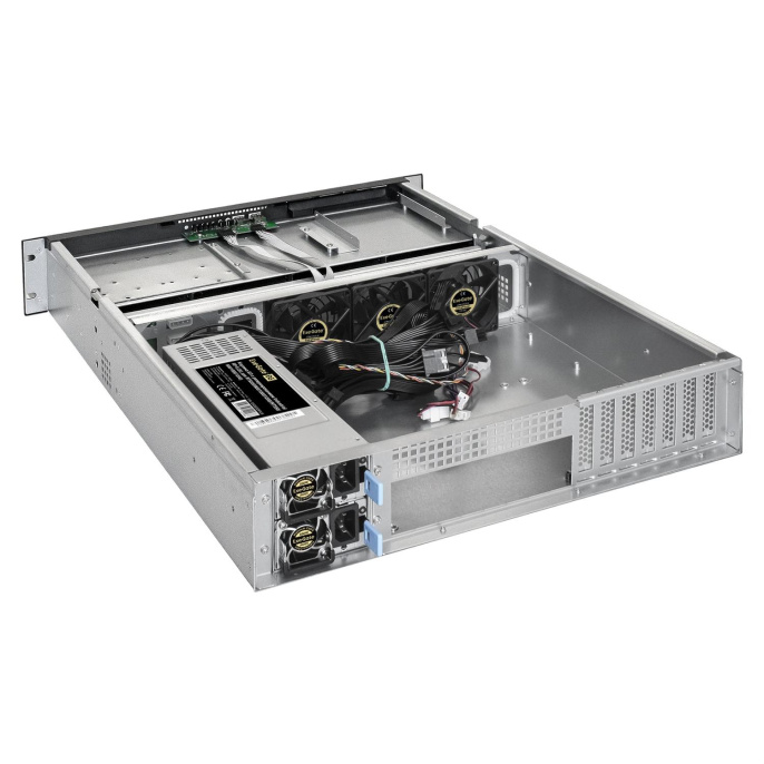 Серверная платформа ExeGate Pro 2U550-HS08 RM 19", высота 2U, глубина 550, Redundant БП 2x550W, 8xHotSwap, 2xUSB EX292412RUS