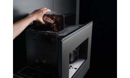 Встраиваемая кофемашина Franke FMY 45 CM BK Best, сенсорное управления, LCD-дисплей на русском языке, 6 вариантов кофе, 5 уровней 131.0682.091