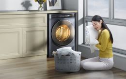 Стирально-сушильная машина Viomi Master 2 Pro WD10FT-B6E отдельностоящая, сушка: естественная конденсация, загрузка для стирки: до 10 кг, загрузка для сушки: до 6 кг, отжим: 1400 об/мин, глубина: 49 см с люком 58 см , энергопотребление B, 14 программ,