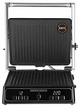 REDMOND RGM-M809 SteakMaster Электрогриль, 2000Вт, черный/серебристый