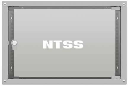 Шкаф коммутационный NTSS Lime NTSS-WL6U5560GS настенный 6U 550x600мм пер.дв.стекл несъемн.бок.пан. 30кг серый 520мм 12кг 110град. 370мм IP20 сталь