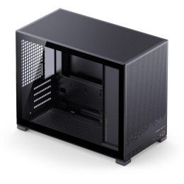 Корпус без блока питания Case JONSBO D32 STD, Mini-Tower, TG, no fan, 1xUSB-A 3.0 + 1xUSB-C 3.1, mATX, mITX Black (D32 STD BLACK)
