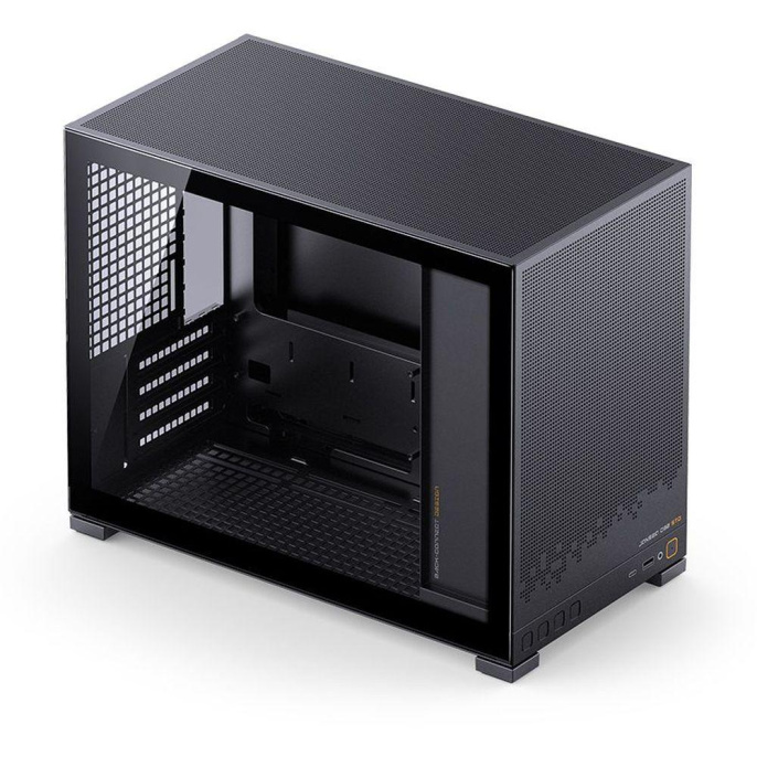 Корпус без блока питания Case JONSBO D32 STD, Mini-Tower, TG, no fan, 1xUSB-A 3.0 + 1xUSB-C 3.1, mATX, mITX Black (D32 STD BLACK)