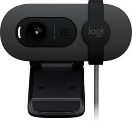 Веб-камера Logitech Webcam Brio 100, 1920x1080, GRAPHITE, защитная шторка, [960-001585]
