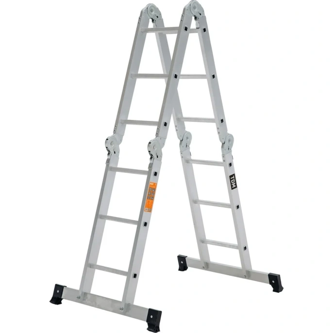 Алюминиевая лестница-трансформер TDM ELECTRIC ЛТА4x3 высота 330/160/92 см SQ1028-0303