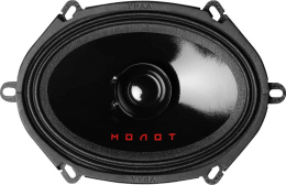Колонки автомобильные Ural Молот АС-М57 без решетки 180Вт 93дБ 4Ом 13x18см 5x7дюйм ком.:2кол. широкополосные однополосные