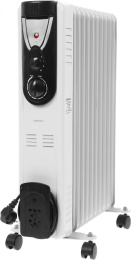 Масляный радиатор CENTEK CT-6202, 2500Вт, 11 секций, 3 режима, белый