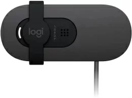 Камера Web Logitech HD Webcam Brio 100 черный 2Mpix (1920x1080) USB-A с микрофоном (960-001587)