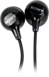 Наушники Sony MDR-EX15AP, 3.5 мм, внутриканальные, черный