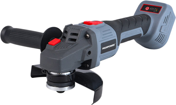 Угловая шлифмашина Profipower MKDGA-18V (E0160) (диаметр диска: 125 мм, 0–9000 об/мин холостого хода, регулировка скорости оборотов, питание: аккумулятор, без аккумулятора в комплекте)