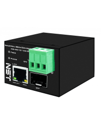 Промышленный компактный медиаконвертер NST NS-MC-1G1GX/IS Gigabit Ethernet, SFP 1000Мбит/c, RJ45 10/100/1000Мбит/c, поддержка LFP; Встроенная грозозащита 6kV. Питание: 1 x вход DC12-57V 6W , БП в комплект НЕ входит