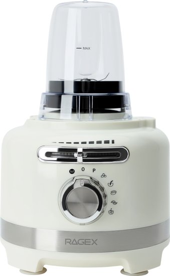 Кухонный комбайн 12 в 1 RAGEX R108, 3л, 1000Вт, цвет: 105 (зефирный)