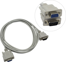 GEMBIRD Кабель удлинитель модемный Gembird/Cablexper RS232 COM порта 9M/9F DB9F\DB9M , 1.8м, [CC-133-6]