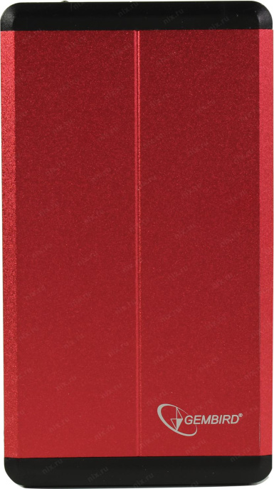 Внешний корпус 2.5" Gembird USB 3.0 SATA металл, красный EE2-U3S-2-R