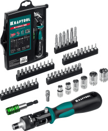 Отвертка с насадками  Kraftool 25554-H55_z01, 55 предметов